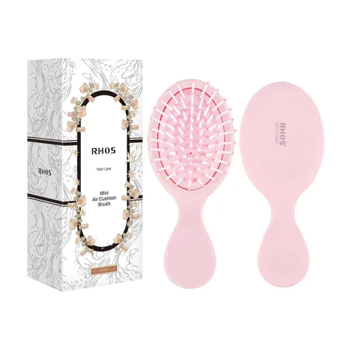 Miniatura 9 de RHOS Mini cepillo de cabello para mujeres, hombres y niños, cepillo de cabello tamaño viaje para bolso, bolsillo, mochila, pequeño cepillo de paleta