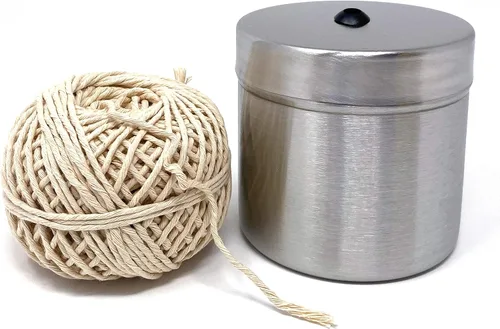 Miniatura 3 de Norpro Soporte de acero inoxidable con hilo de cocina de algodón, 220 pies