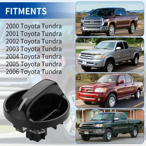 Miniatura 5 de Pomos de control de clima de CA para Toyota Tundra - Interruptor de control del calentador del aire acondicionado para Toyota Tundra 99 00 01 02 03