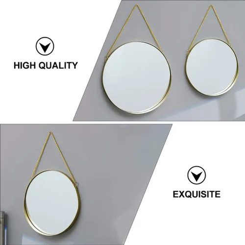 Miniatura 7 de Uonlytech Imágenes de estilo nórdico del espejo montado en la pared del maquillaje de la decoración del espejo para la vanidad
