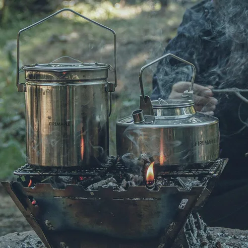 Miniatura 6 de Firemaple Antarcti Stainless Steel Pot - Food Grade SUS304 Camping Pot with Steaming Function - Lightweight and Durable for Outdoor Cooking