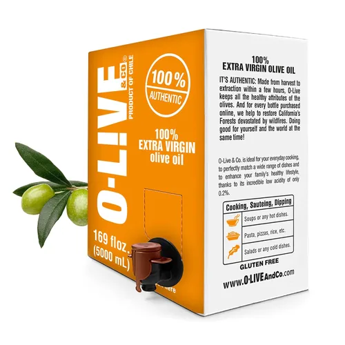 Miniatura 11 de O-Live & Co. Aceite de oliva virgen 100% de alta calidad, envasado de aceite de oliva kosher, sin OMG (todos los días, 0.3 fl oz