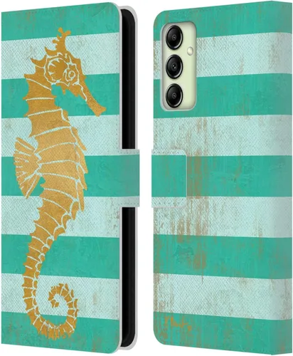 Miniatura 8 de Head Case Designs Officially Licensed Paul Brent Agate Mermaid Coastal Leather Wallet Case Compatible with Samsung Galaxy A14 5G