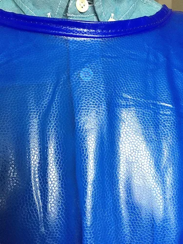 Miniatura 6 de SUJAN Traje Antisalpicaduras Delantal Impermeable Resistente a Químicos, Mono de PVC de Manga Larga Azul real