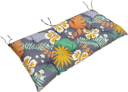 Miniatura 8 de Srutirbo Cojín impermeable para banco de interior/exterior, cojín antideslizante para silla columpio, cojín para sofá de dos plazas para muebles