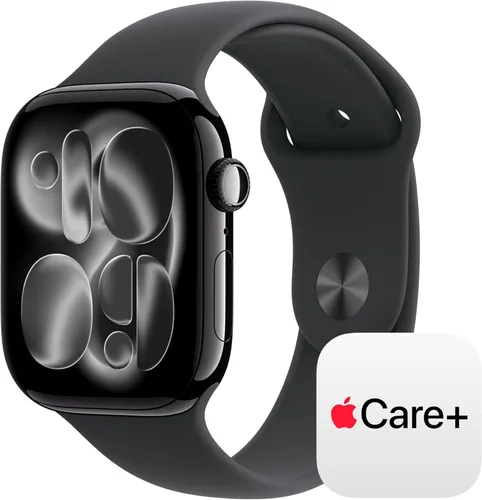 Miniatura 17 de Apple Reloj inteligente de la serie 11 [GPS de 1.654 in] con caja de aluminio plateado con correa deportiva de niebla morada - S/M. Puntuación