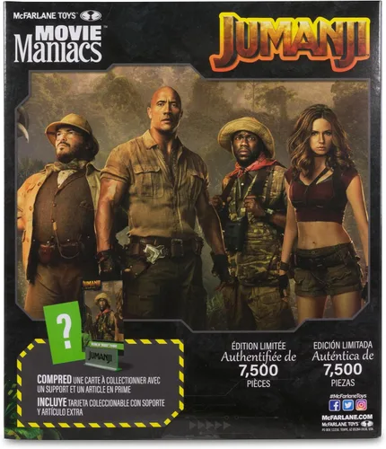 Miniatura 7 de McFarlane Toys - Figura posada de Franklin Mouse Finbar (Jumanji) de Movie Maniacs de 6 pulgadas