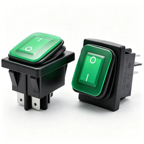 Miniatura 23 de Twidec Interruptor basculante de 3 pines 3 posiciones ON/OFF/ON AC 6A/125V 10A/250V SPDT Coche Barco Negro Interruptor basculante palanca KCD1-5-103