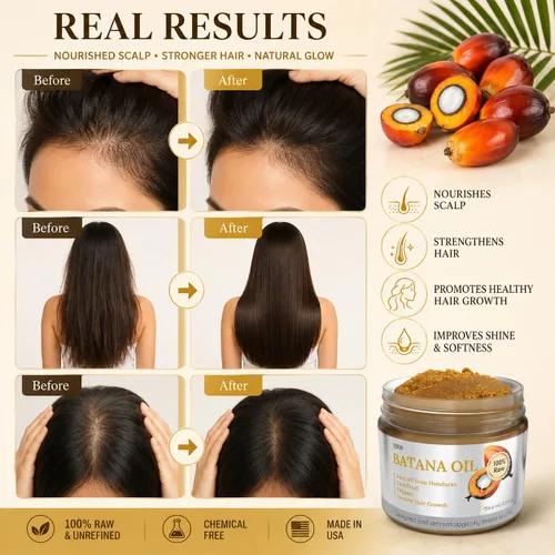 Miniatura 8 de Dr. Sebi Aceite de Batana 100% natural, sin refinar y orgánico de Honduras para el crecimiento del cabello, mejora el grosor del cabello, evita