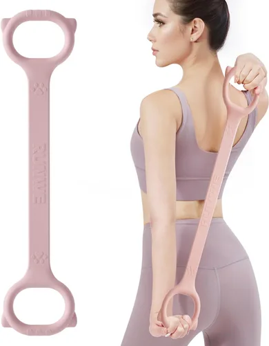 Miniatura 14 de Figure 8 Workout Resistance Band - 3 Elasticities Optional 20 30 40lb, Thicker Durable Arm Back Shoulder Exercise Elastic Rope Yoga Straps Pilates