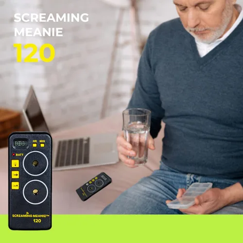 Miniatura 7 de Screaming Meanie TZ-120 Temporizador con alarma extremadamente ruidoso, temporizador multiusos con 2 niveles de sonido perfecto para personas