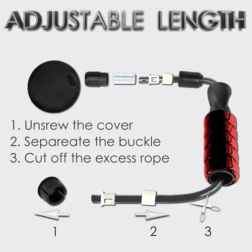 Miniatura 4 de Weighted Cordless Jump Rope, Adjustable Ropes Tangle-Free High Speed Skipping Rope For Fitness Workout Indoor Outdoor, Ropeless Bod Rope Great For