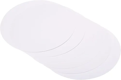 Miniatura 16 de PATIKIL Papel de cartón redondo de 9.8 pulgadas, 20 unidades de círculos de disco en blanco para decoración de fiestas, manualidades, manualidades