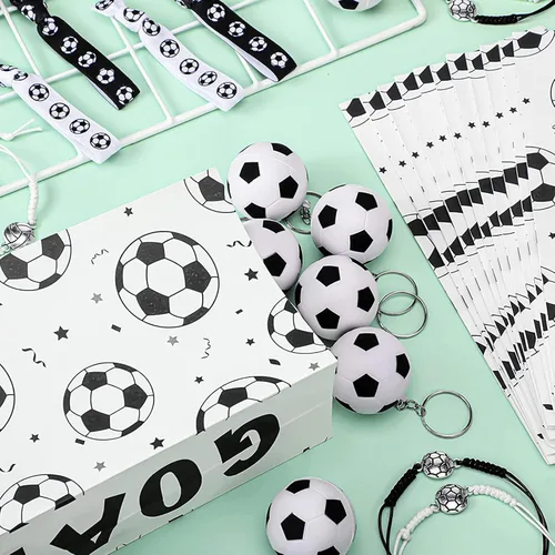 Miniatura 5 de 10 llaveros de pelota de fútbol, mini llavero de fútbol, llavero de pelota deportiva para recuerdos de fiesta, recuerdo de equipo, recompensas