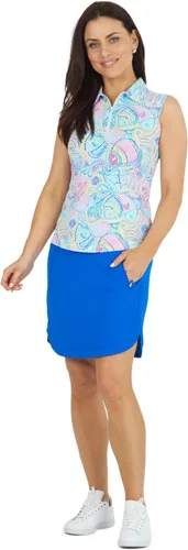 Miniatura 2 de IBKUL Athleisure Wear - Polo sin mangas con protección solar UPF 50+ Icefil Cooling Mariel Print 14483