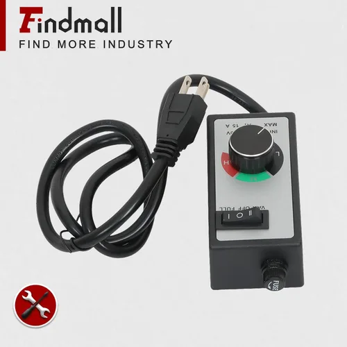 Miniatura 3 de findmall Reemplazo para ventilador de router Controlador de velocidad variable Motor eléctrico Reóstato AC 120V