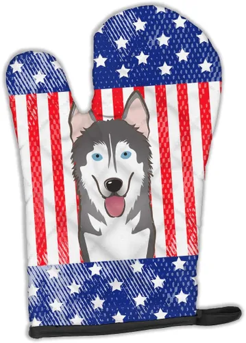 Miniatura 188 de Caroline's Treasures BB4020OVMT Dog House Collection Border Collie - Guante de horno grueso resistente al calor para sartenes calientes y horno
