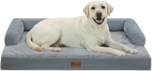 Miniatura 58 de Camas Ortopédicas para Perros de Tamaño Grande, Espuma de Celdas Impermeables tipo Huevera, Camas tipo Sofá para Perros Medianos para Jaula 35x22