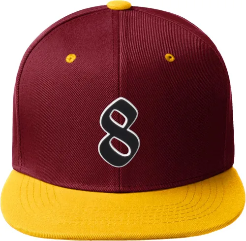 Miniatura 287 de Daxton Gorra clásica con visera de billete plano con letras del alfabeto inglés antiguo de la A a la Z