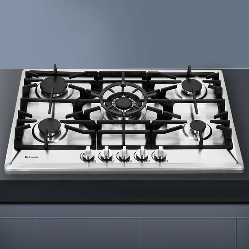 Miniatura 6 de Placa de cocina de gas de 30 pulgadas, estufa de gas de acero inoxidable empotrada de 5 quemadores, encimera de gas convertible GLP/GN, placa de gas
