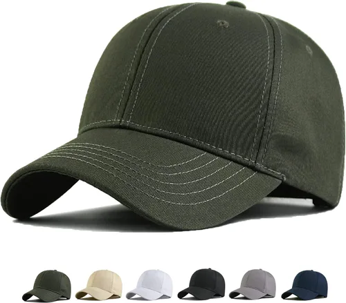Miniatura 26 de Gorra de béisbol de gran tamaño XXL para hombres, sombreros de cabeza grande, sombrero de papá ajustable de 23.6 a 26.8 pulgadas