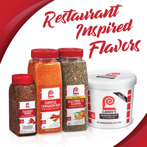 Miniatura 3 de Lawry's Condimento mexicano sin sal, 20.75 onzas, un recipiente de 20.75 onzas de mezcla de especias mexicanas, perfecto para fajitas, carnes
