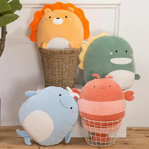 Miniatura 4 de Almohada de Peluche de León Suave Animal de Peluche Relleno Juguete de Peluche Almohada de Abrazo Regalos para Cumpleaños, San Valentín, Navidad, 16