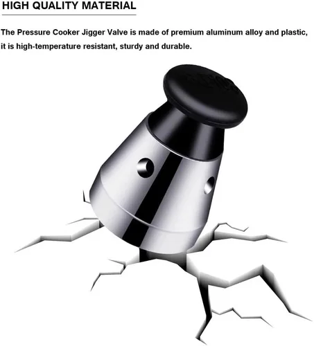 Miniatura 3 de Válvula de jigger de olla a presión, válvula de escape universal de alivio de olla a presión
