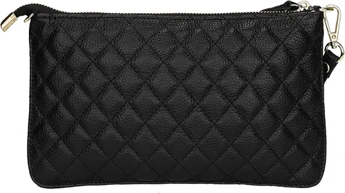 Miniatura 4 de Uromee Cartera de mano para mujer, de piel auténtica, con cadena de hombro desmontable