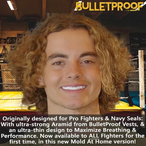 Miniatura 2 de ¡El protector bucal Bulletproof MMA para boxeo es 3 veces más fuerte! Protector bucal para lucha, protector bucal para artes marciales, karate, muay