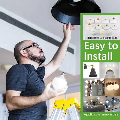 Miniatura 4 de Bombilla LED, bombillas globo G120, bombillas de 15 W, bombilla regulable de luz diurna de 5000 K, lámpara grande con base E26, 1100 lúmenes
