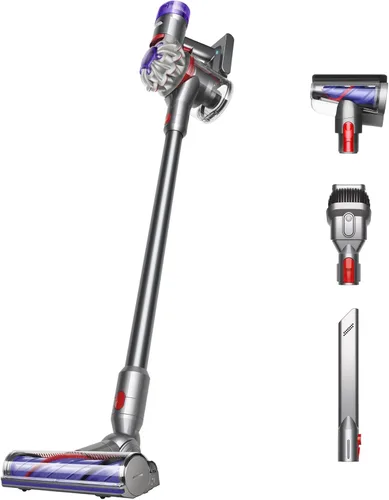 Dyson Aspiradora inalámbrica V8, limpia suelos duros y alfombras, desenreda, se convierte en portátil, 115AW, 2 modos de potencia, hasta 40 minutos¹