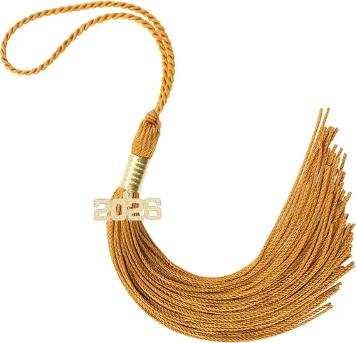 Miniatura 248 de Borla de graduación Aqua 2022, todos los colores escolares disponibles, fabricada en Estados Unidos