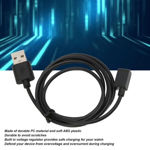 Miniatura 3 de Cable de carga USB magnético, cargador de reloj inteligente para reloj inteligente y banda de fitness