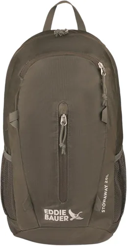 Miniatura 15 de Eddie Bauer Stowaway Mochila Empacable Viaje Exterior Ligera Plegable Duradera Poliéster Ripstop 30L - Cereza Negra