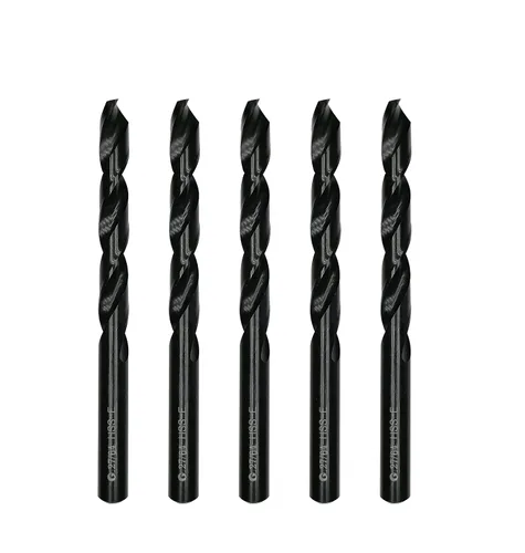 Miniatura 14 de Brocas helicoidales HSS M35 de 13/64 pulgadas, acero de alta velocidad, paquete de 10, adecuadas para aceros, hierro fundido, acero inoxidable