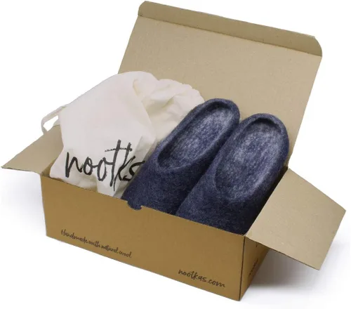 Miniatura 6 de Pantuflas tipo mule para hombre de lana merino de fieltro 'Astoria