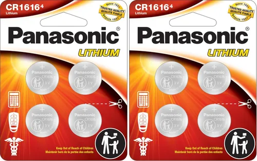 Miniatura 9 de Panasonic CR1616 pilas de litio de 3.0 voltios de larga duración en celda de moneda en embalaje a prueba de niños, basado en estándares, paquete