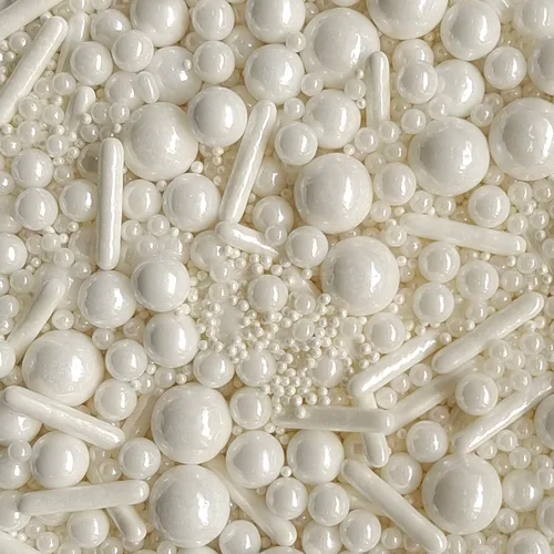 Miniatura 14 de Sentovac Green Pearls - Mezcla de chispas Gránulos comestibles para pasteles, 1 botella de 4.23 onzas / 4.23 oz para bodas, fiestas, hornear