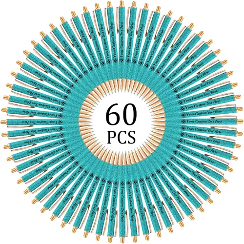 Miniatura 49 de Hasta 100 bolígrafos personalizados con nombre a granel, bolígrafo con purpurina de impresión personalizada, grabado gratis, texto con logotipo