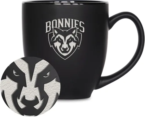 Miniatura 18 de Rico Industries - Taza de cerámica mate negra con grabado láser estándar de 15oz para NCAA (escuelas T & U) - Para bebidas calientes o frías