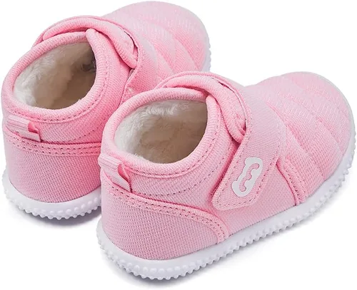 Miniatura 69 de BMCiTYBM Botas de nieve de invierno para bebés y niños pequeños, de piel sintética, cálidas, antideslizantes, zapatos para primeros pasos