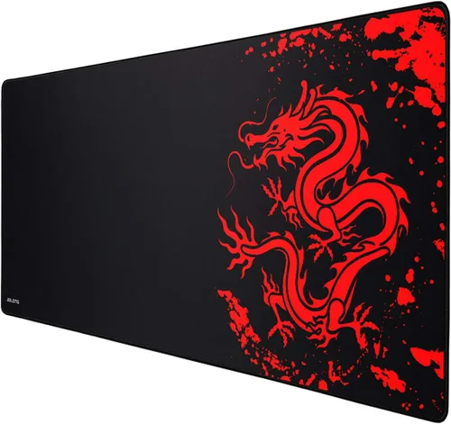 Miniatura 11 de JIALONG Alfombrilla de mouse grande para juegos, alfombrilla de escritorio extendida XXL con teclado antideslizante para computadora portátil