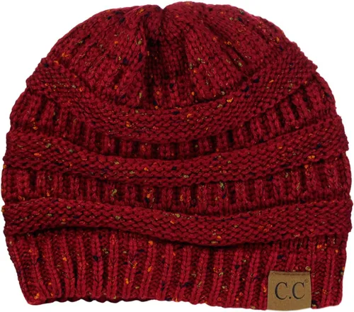 Miniatura 295 de C.C Trendy Warm Chunky Soft Stretch Cable Knit Beanie