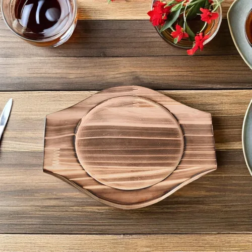 Miniatura 6 de Dolsot - Cuenco de piedra coreana con base de madera, 2 piezas, cuenco de bibimbap coreano, tapete de madera, olla para olla caliente