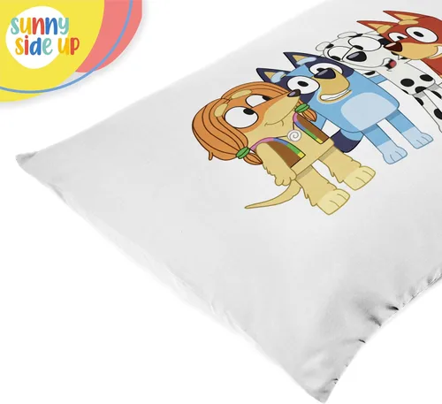 Miniatura 6 de Sunny Side Up Bluey & Bingo - Juego de 2 fundas de almohada reversibles, fundas de almohada de doble cara, ropa de cama súper suave para niños