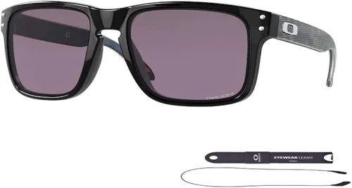 Oakley Holbrook OO9102 - Gafas de sol para hombre + correa de paquete + paquete con kit de gafas iWear de diseñador, Claro