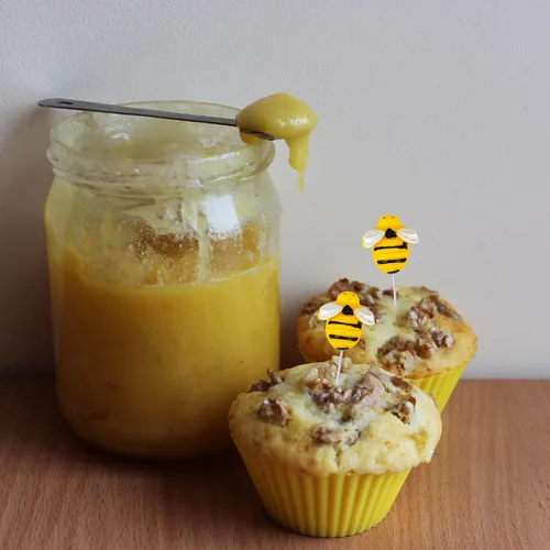 Miniatura 4 de Gyufise 25 piezas de decoración de cupcakes de abejorro Oh Babee Oh Babee para decoración de pasteles para temática de abejas, baby shower, niños