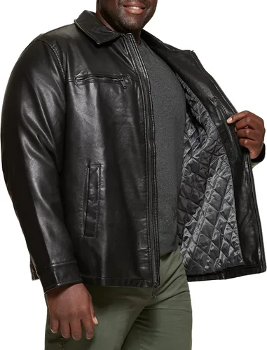 Miniatura 4 de Dockers Chaqueta de cuero sintético James Big & Tall para hombre