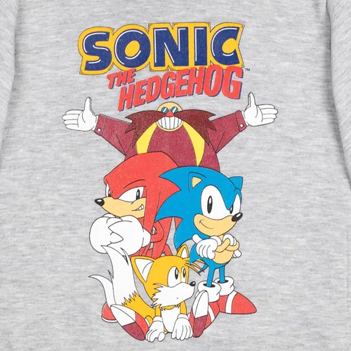Miniatura 4 de SEGA Sonic the Hedgehog Tails Knuckles - Sudadera con capucha para niños pequeños y grandes